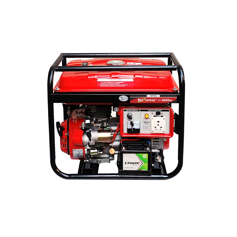 3.5 KVA smart Portable Generator, Petrol Run, WITH Recoil & Self Start Model GE-4000RS,